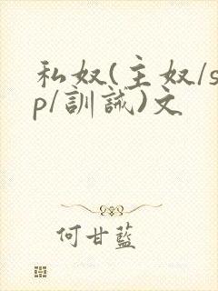 私奴(主奴/sp/训诫)文