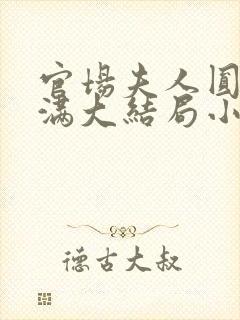 官场夫人圆润饱满大结局小说免费阅封面