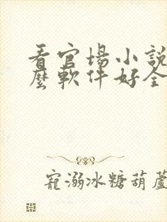 看官场小说用什么软件好全本免费的