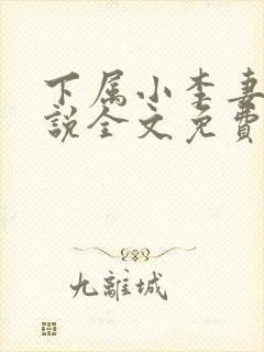 下属小李妻子小说全文免费阅读封面
