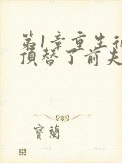 第1章重生后我顶替了前夫白月光