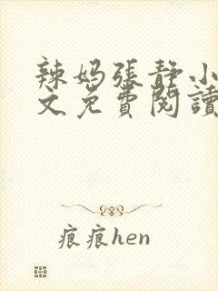 辣妈张静小说全文免费阅读最新章节封面