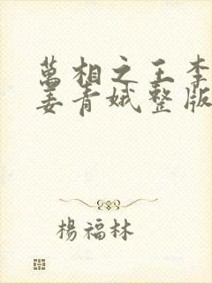 万相之王李洛/姜青娥整版全文下载封面