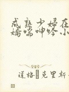 成熟少妇在胯下娇喘呻吟小说封面