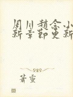 周川赵念小说最新章节更新内容