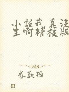 小说我真没想重生啊精校版