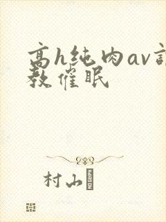 高h纯肉av调教催眠