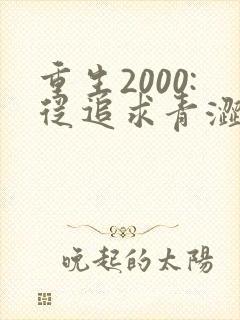 重生2000:从追求青涩校花同桌开始在线听