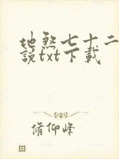 地煞七十二变小说txt下载封面