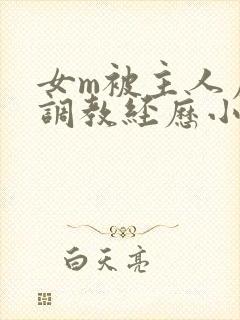 女m被主人虐玩调教经历小说封面