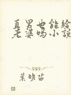 直男也能给人当老婆吗小说在线阅读