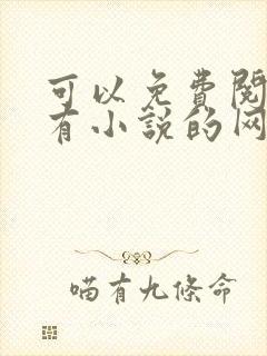 可以免费阅读所有小说的网站封面