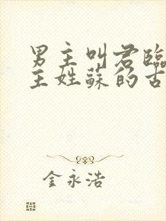 男主叫君临渊女主姓苏的古言小说