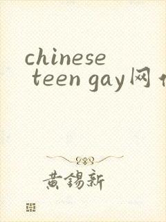 chinese teen gay网站