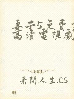 妻子5免费完整高清电视剧在线观看古封面