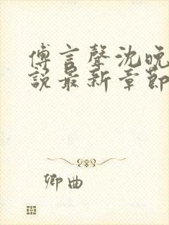 傅言声沈晚柔小说最新章节免费阅读