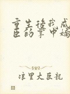 重生后我成了权臣的掌中娇电子书