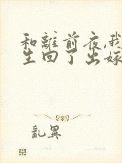 和离前夜,我重生回了出嫁前