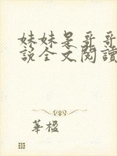 妹妹是哥哥的小说全文阅读