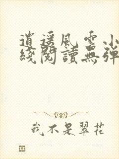 逍遥风云小说在线阅读无弹窗