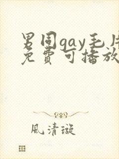 男同gay毛片免费可播放封面