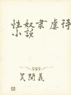 性奴隶虐待调教小说