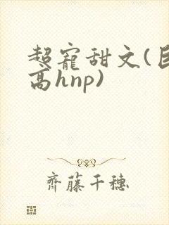 超宠甜文(巨肉高hnp)