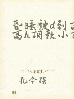 昏睡被d到高潮高h调教小说