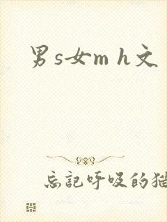 男s女m h文