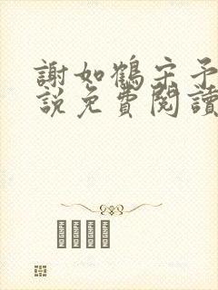 谢如鹤宋予朵小说免费阅读最新章节