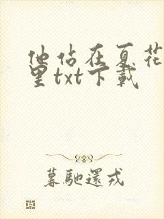 他站在夏花绚烂里txt下载