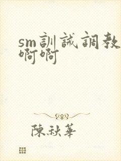sm训诫调教啊啊啊封面
