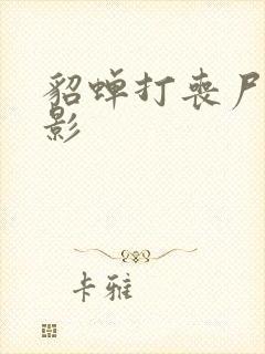 貂蝉打丧尸的电影