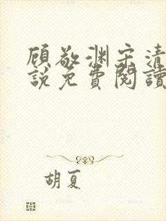 顾敬渊宋清涵小说免费阅读