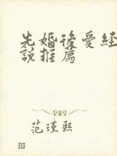 先婚后爱经典小说推荐