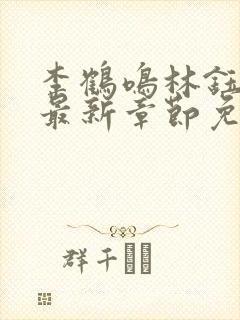 李鹤鸣林钰小说最新章节免费阅读