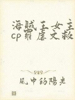 海贼王女主同人cp罗虐文救赎小说文封面