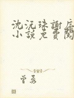 沈沅珠谢序川的小说免费阅读全文