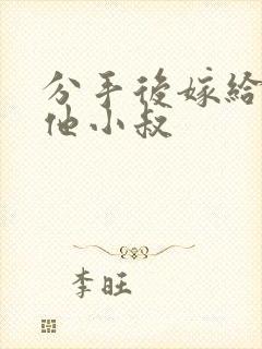 分手后嫁给前任他小叔封面