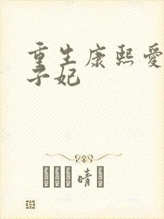 重生康熙爱上太子妃封面