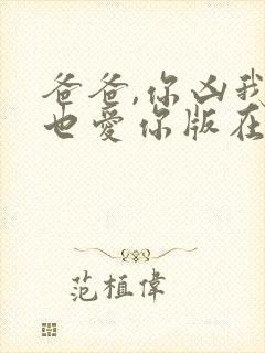 爸爸,你凶我我也爱你版在线观看封面