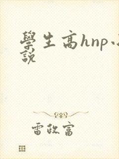 学生高hnp小说