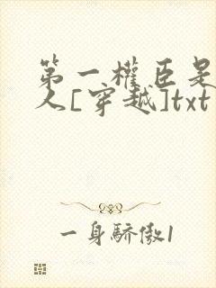 第一权臣是病美人[穿越]txt