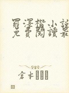 罗泽楷小说全文免费阅读最新章节封面