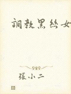 调教黑丝女小说