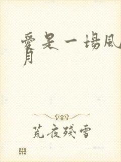 爱是一场风花雪月