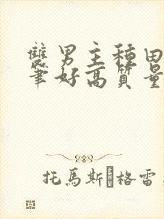 双男主种田文文笔好高质量的完结文