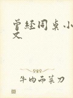 曾经同桌小说全文