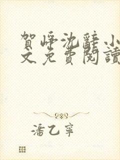 贺峥沈辞小说全文免费阅读