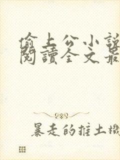 偷上公小说免费阅读全文最新章节